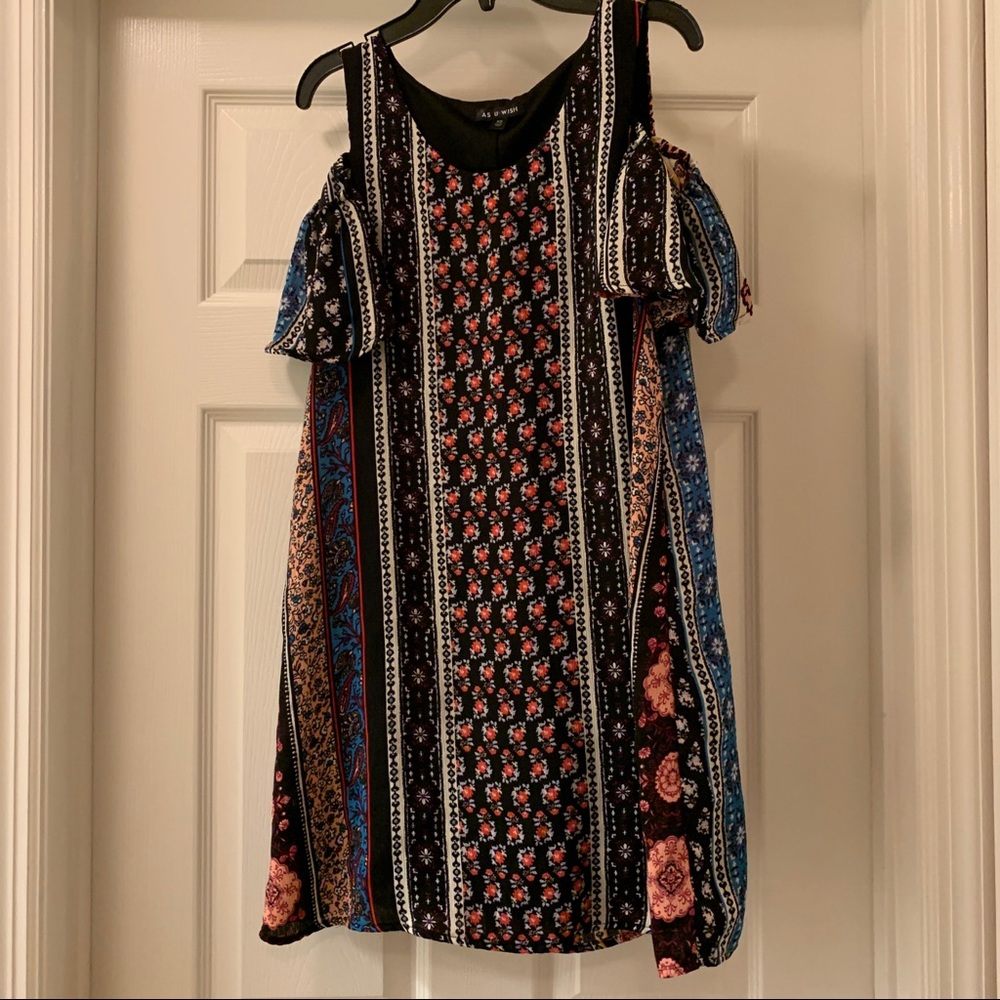 Floral Boho Dress - XS - As U Wish Brand, worn twice